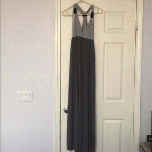 Racerback maxi dress with empire waist